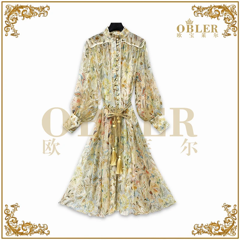 【热巴】新款气质时尚轻奢女装连衣裙502-6060-1