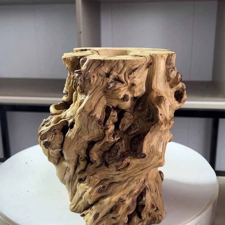 木石榴木榴疤笔筒茶桶