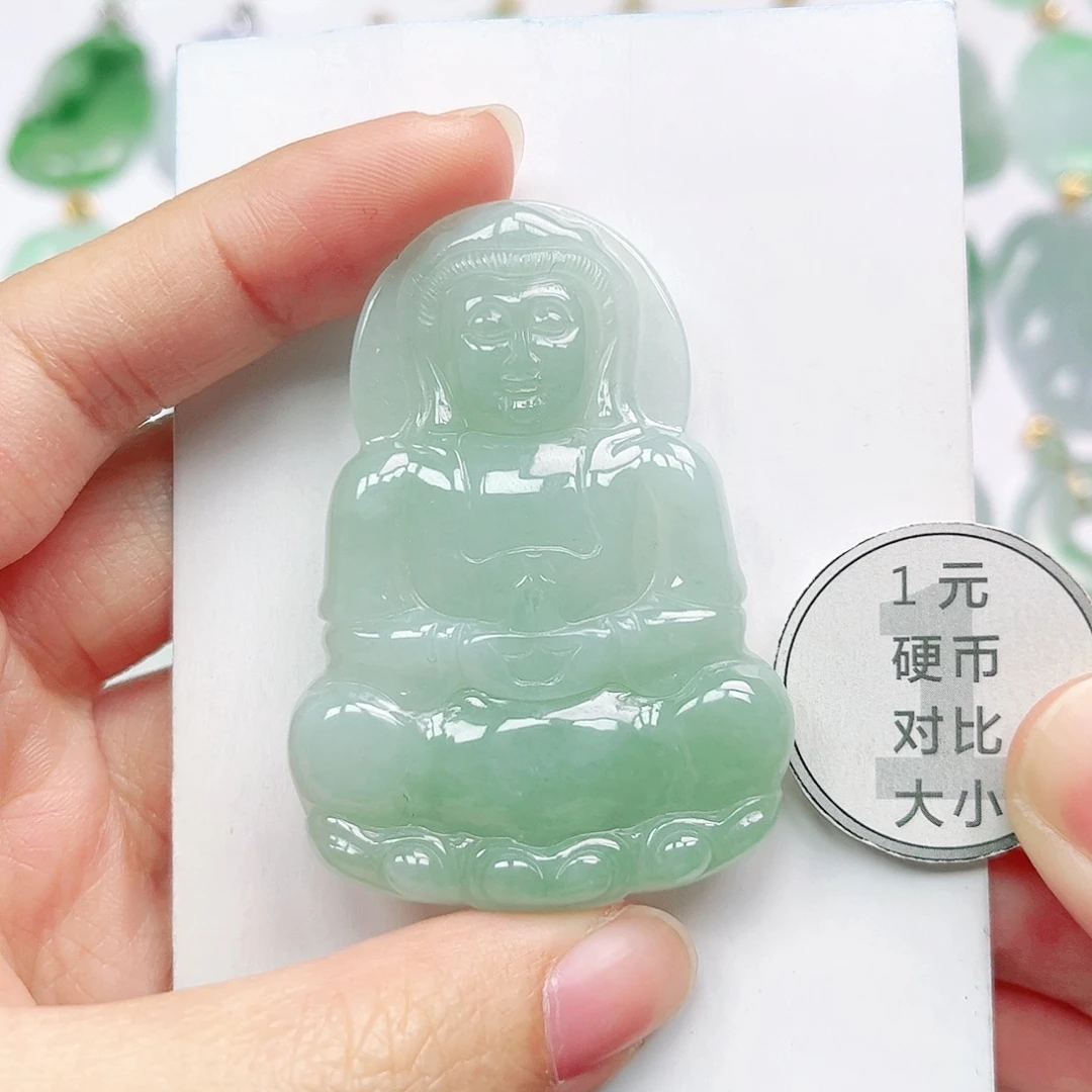 翡翠未镶嵌挂件全场天然A货翡翠