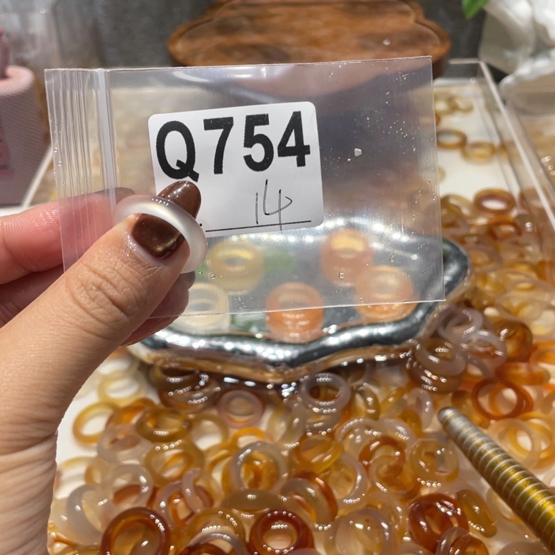 玛瑙/玉髓未镶嵌戒指754