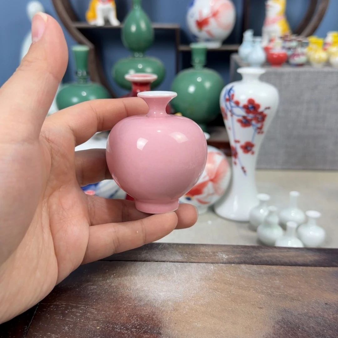 陶瓷手工小花器摆件
