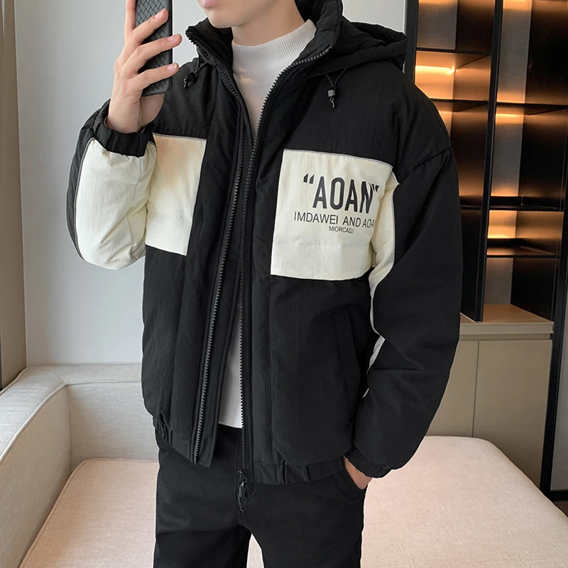 羽绒服男士外套秋冬季2025新款轻薄帅气宽松百搭时尚加厚保暖男装