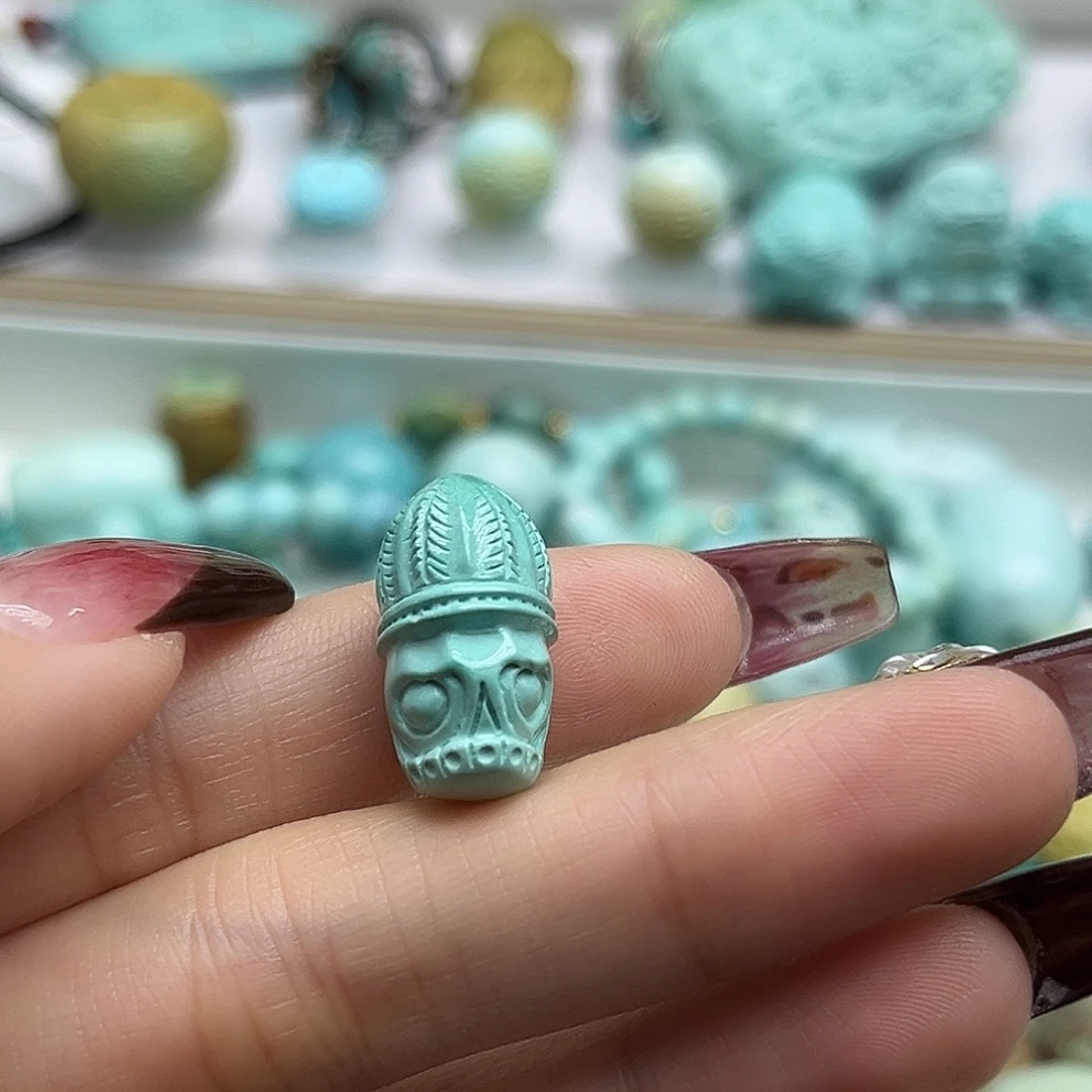 绿松石未镶嵌珠宝半成品