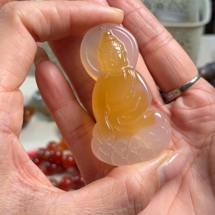 玛瑙/玉髓未镶嵌吊坠(不含链)