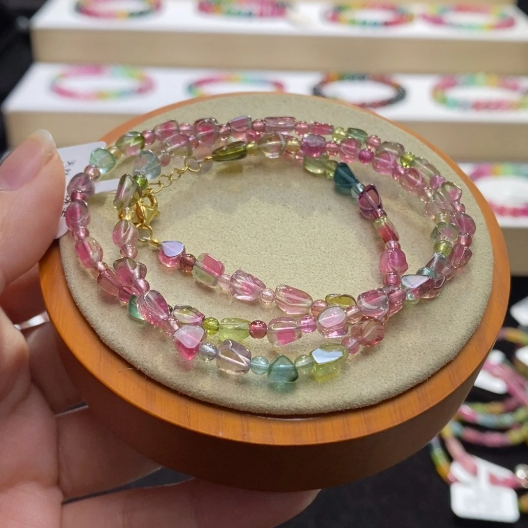 【闪购商品】碧玺手串未镶嵌A****?两天看货期