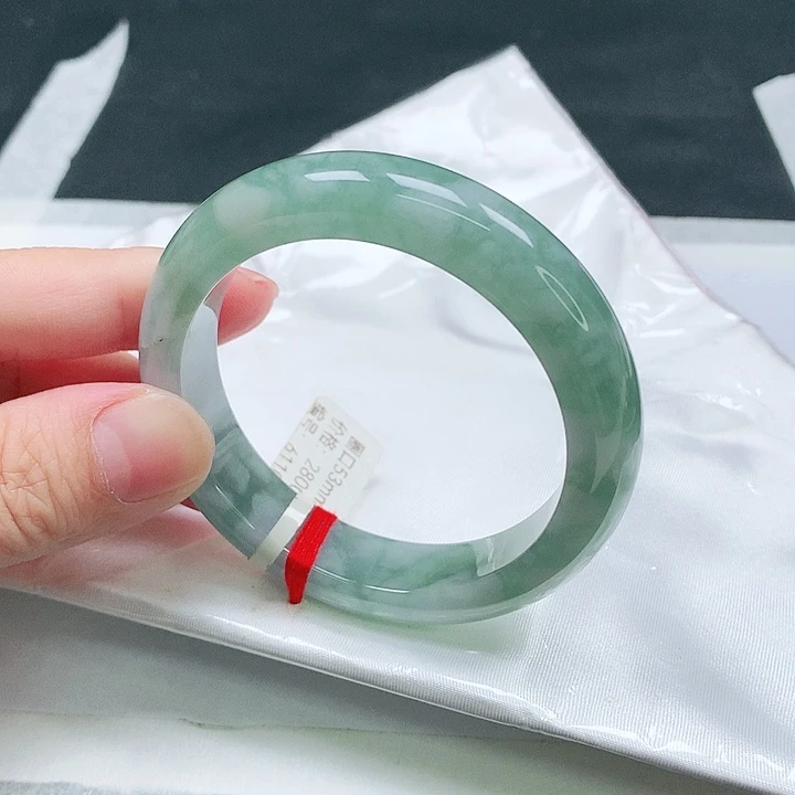 翡翠未镶嵌手镯手镯53
