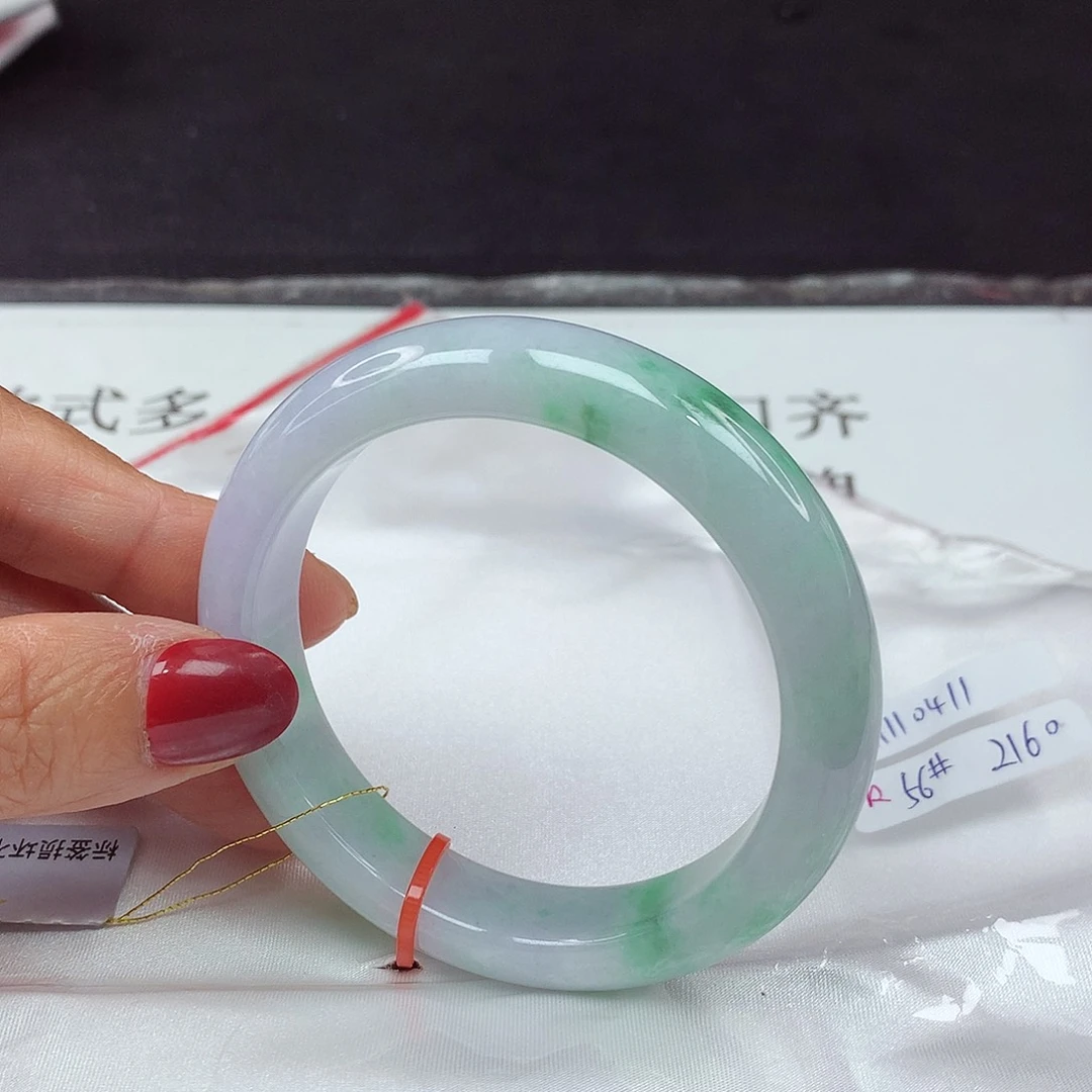 翡翠手镯未镶嵌56圈0411