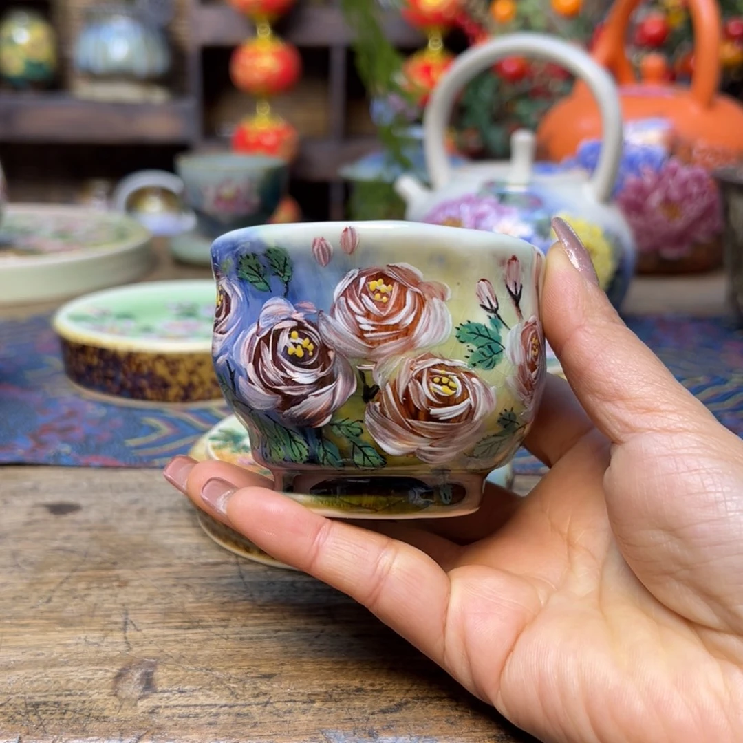 瓷片果*橙景德镇刘道标老师