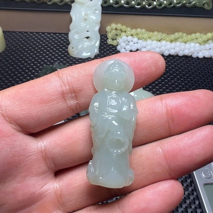 旺***哥和田玉未镶嵌吊坠(不含链)