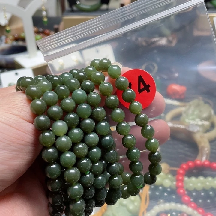 和田玉手串未镶嵌