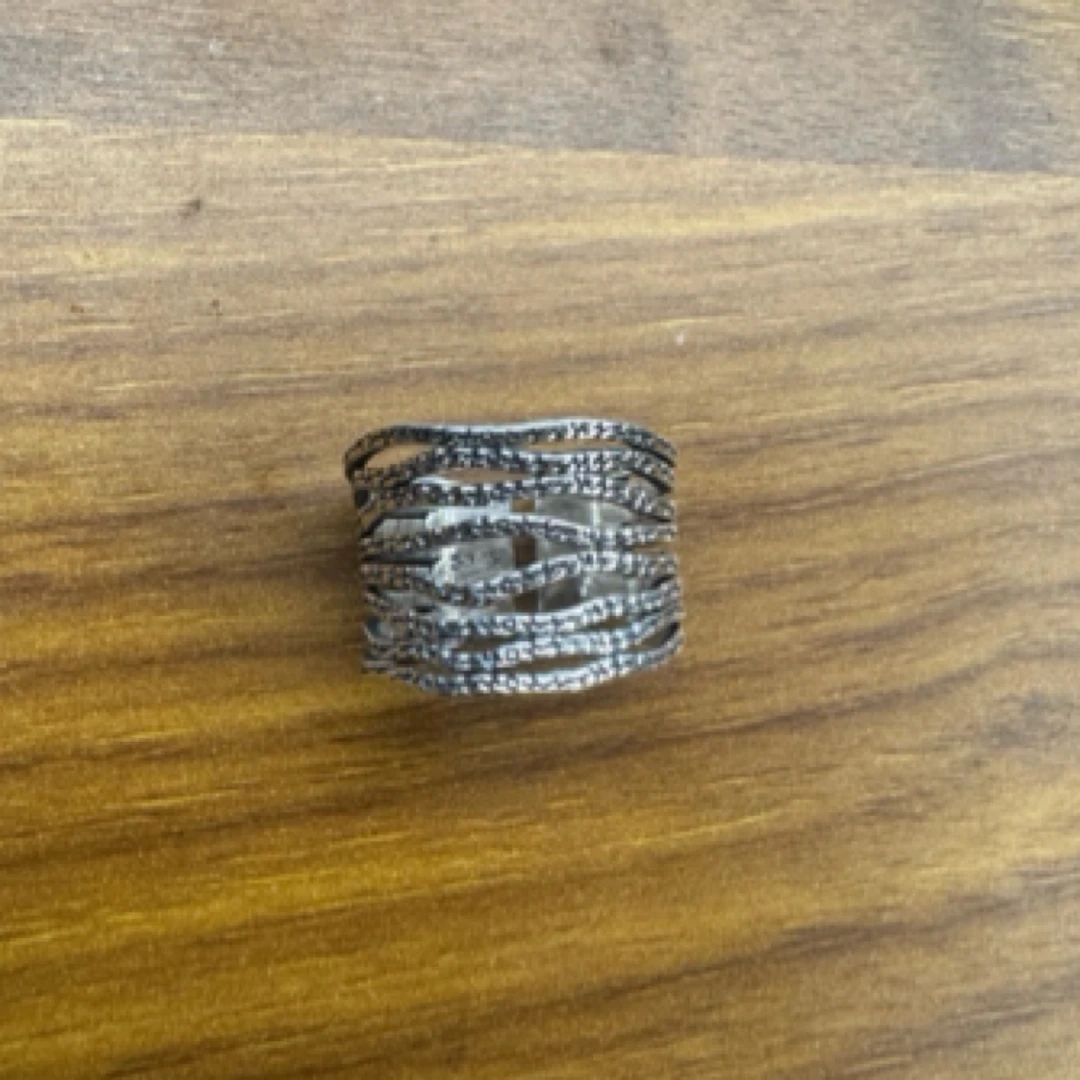 925银银制品 925 纯银戒指