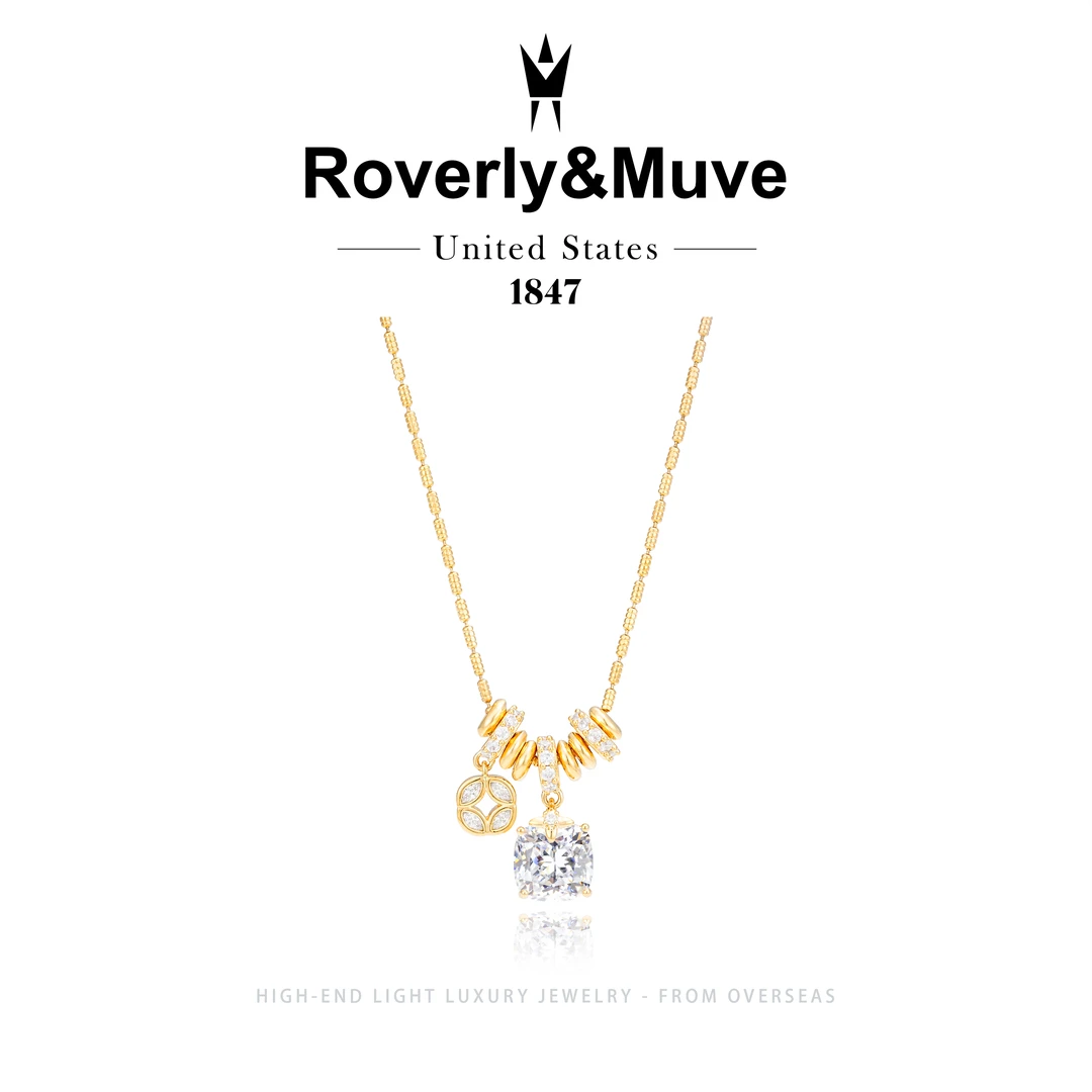 【财星璀璨】Roverly&Muve冬日轻奢感爆闪项链F5378