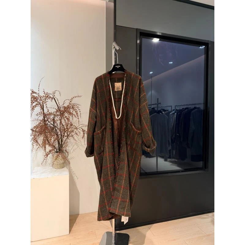 ZZ时尚百搭常规袖学院风秋冬女士长袖毛呢外套X1038