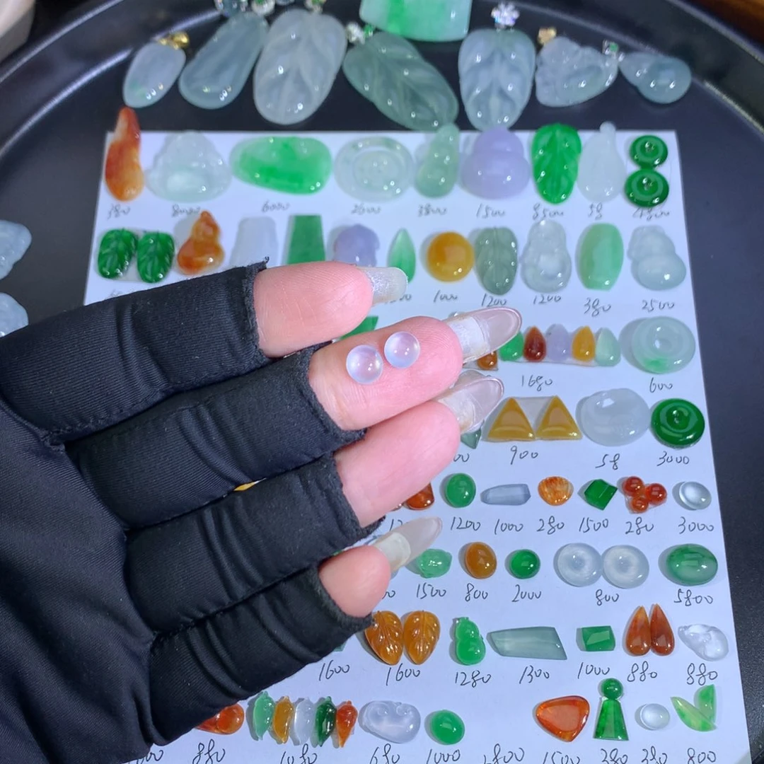 翡翠未镶嵌吊坠(不含链)冰蛋