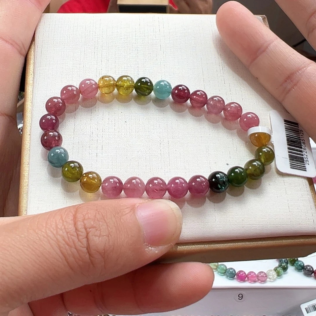 未镶嵌手串碧玺6.5mmmmmmmm