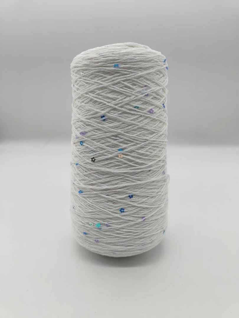 夏季棉麻亮片线   一轴重量6两