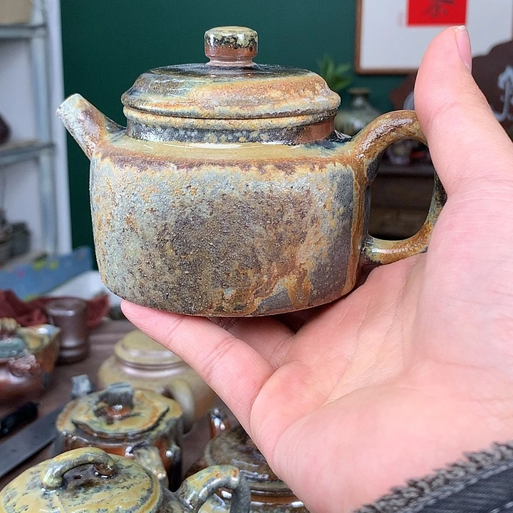 紫砂柴烧纯自然柴烧