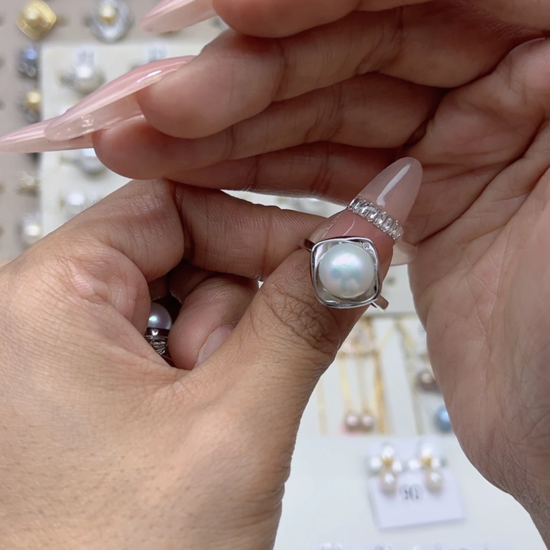 *****戒指合金淡水珍珠