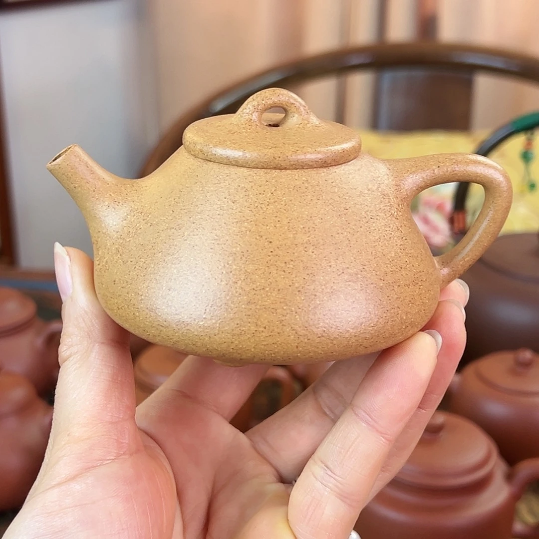 茶壶紫砂精品 子冶石瓢 黄段泥 160cc