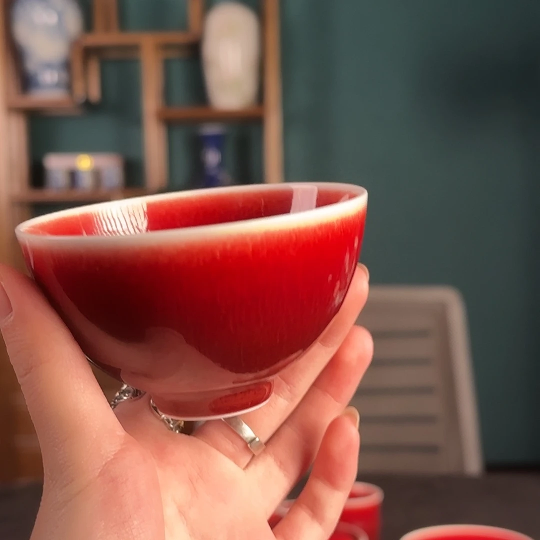 100cc郎红仰钟杯超好看