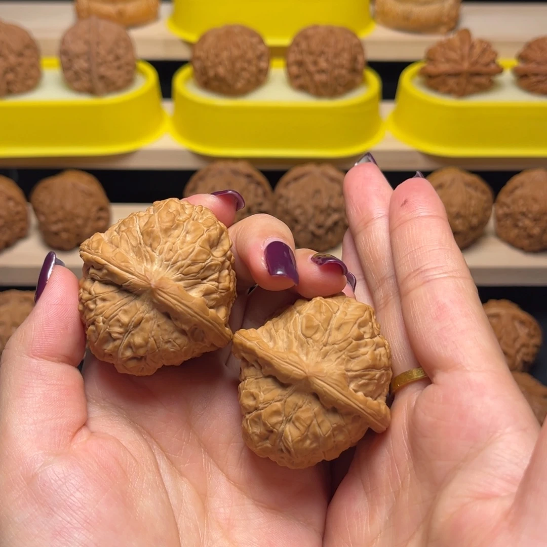 文玩核桃把件44微修南瓜