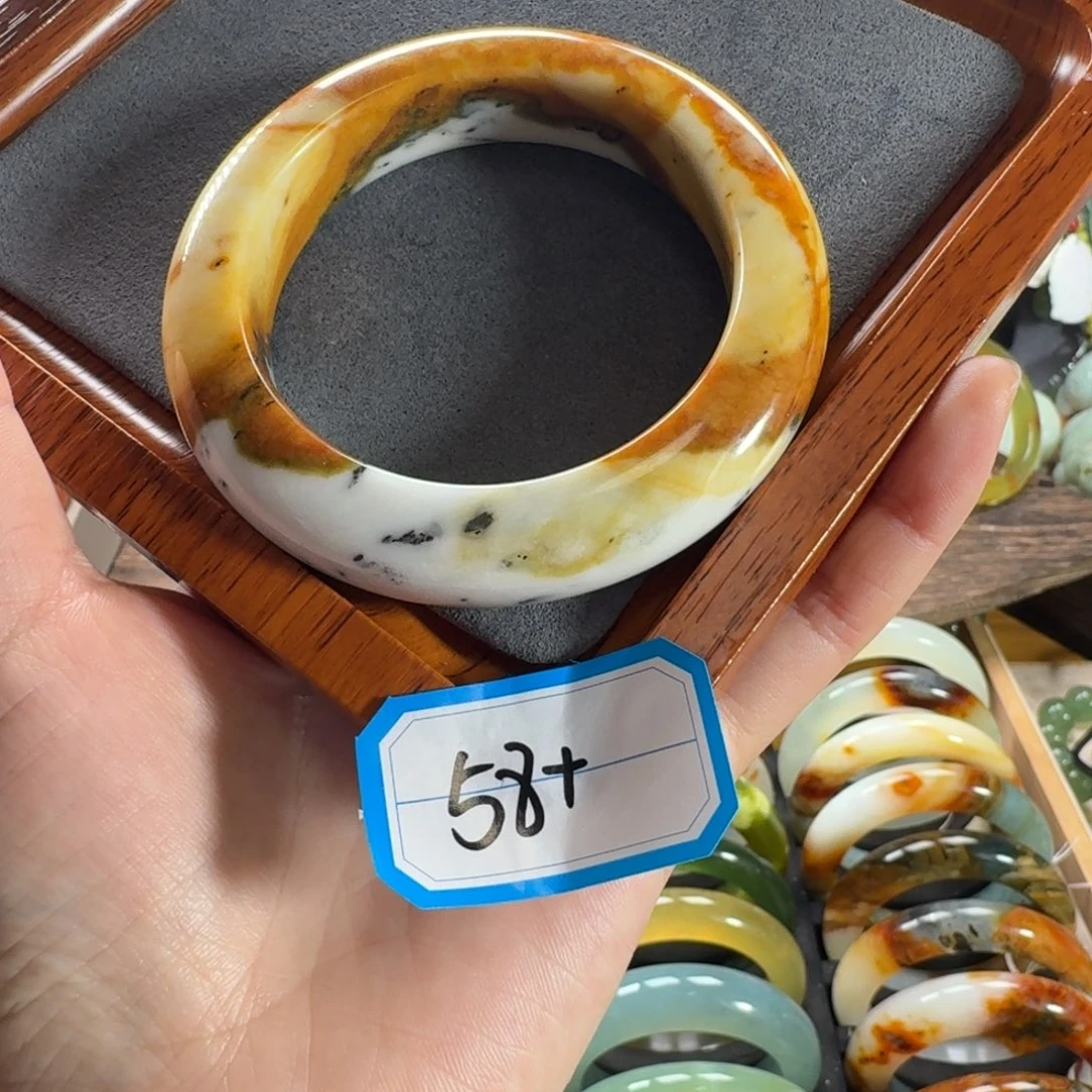 蛇纹石玉合金手镯