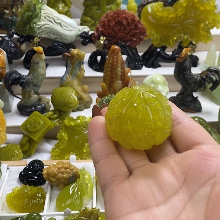 蛇纹石玉未镶嵌手把件