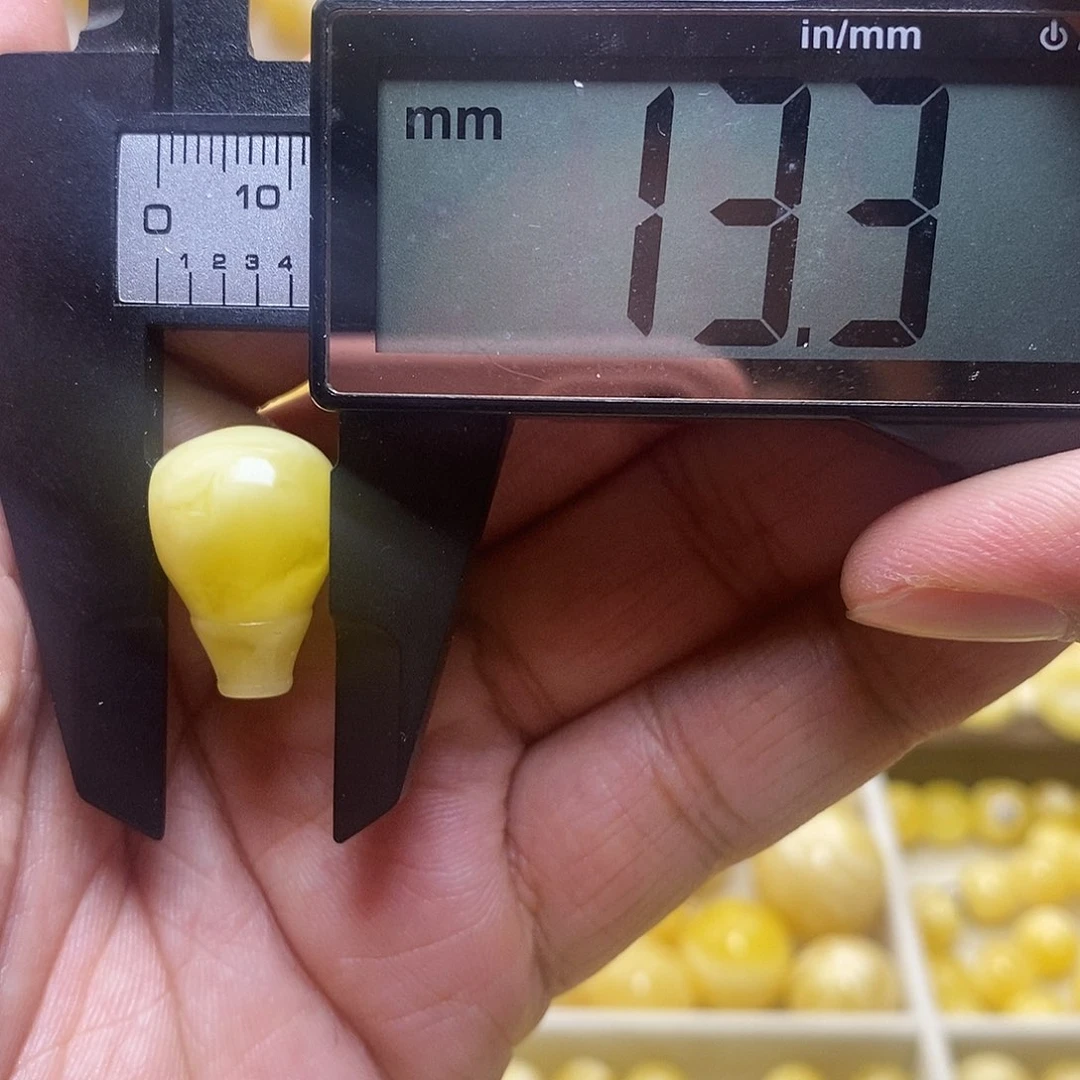 未镶嵌琥珀裸石蜜蜡三通