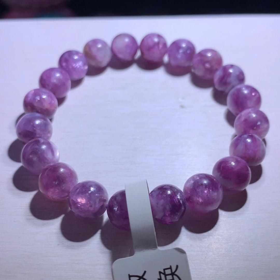 手串银S925镶嵌水晶紫祖母9.5m