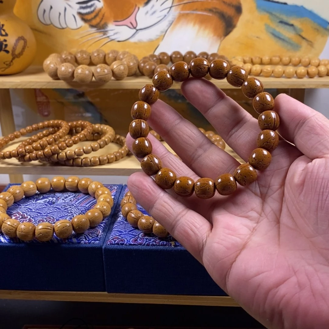 隋***宝桃核吊坠桃核手串