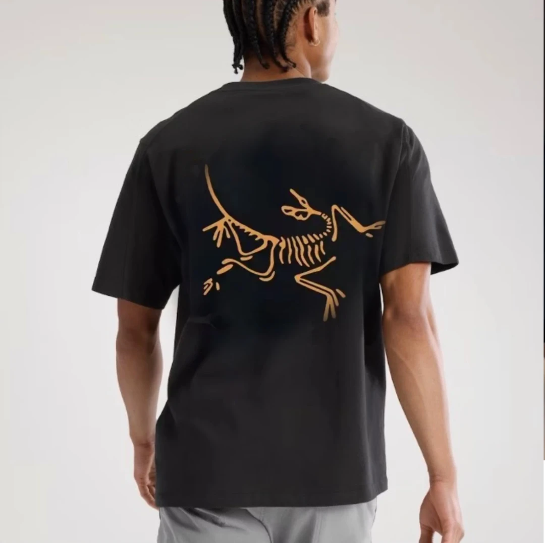 888【奥莱清仓】茑茑短袖 前胸小标后背大图 个性情侣款  {发正标}