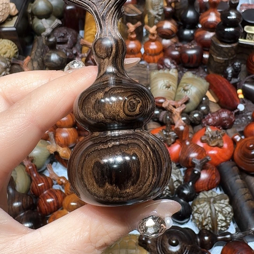 香榧木阳***天紫光檀葫芦