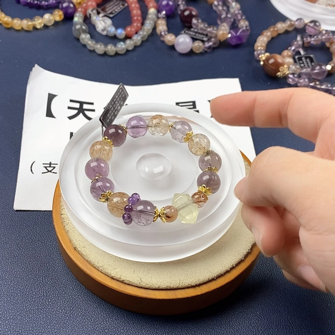 银S925镶嵌手链水晶