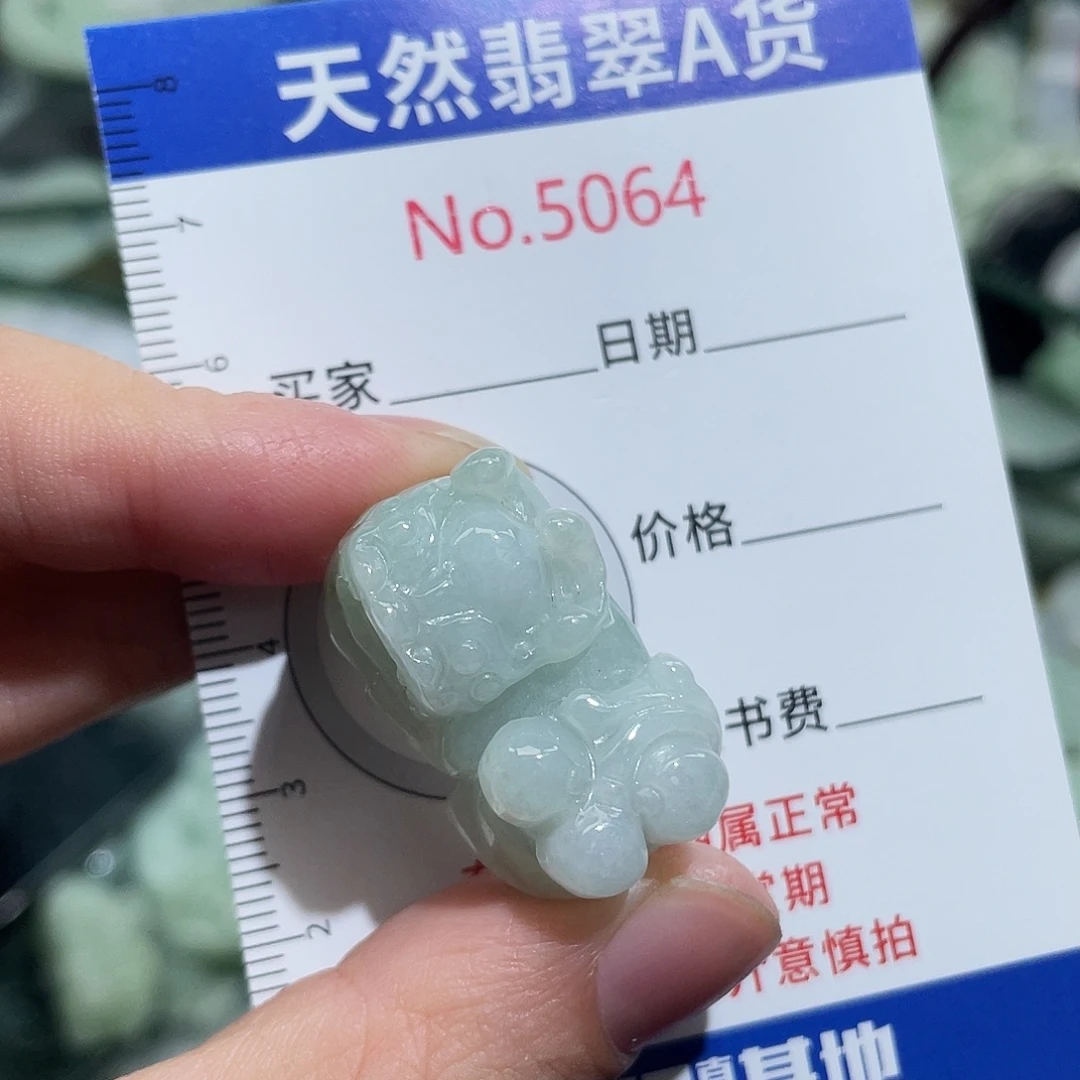 翡翠未镶嵌挂件5064