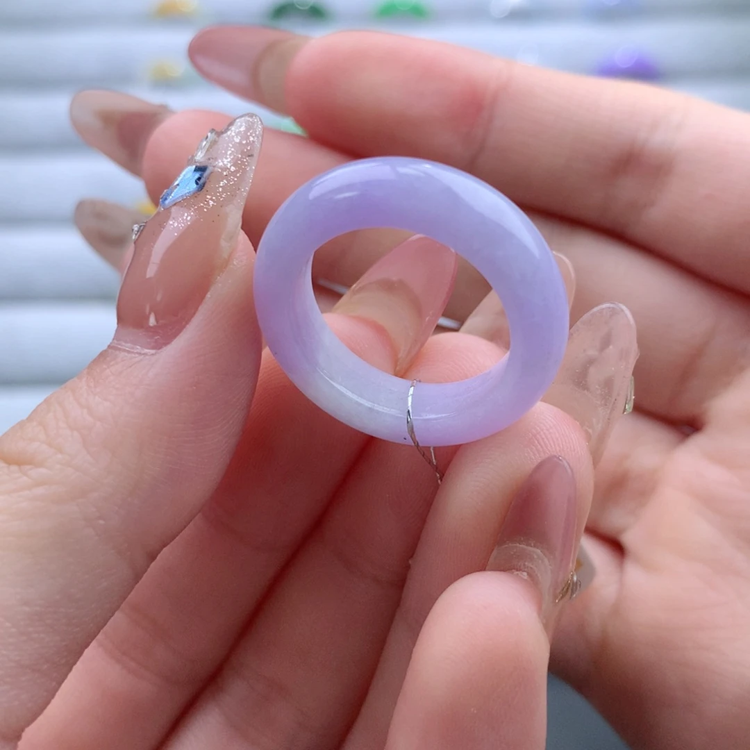 翡翠未镶嵌戒指14号