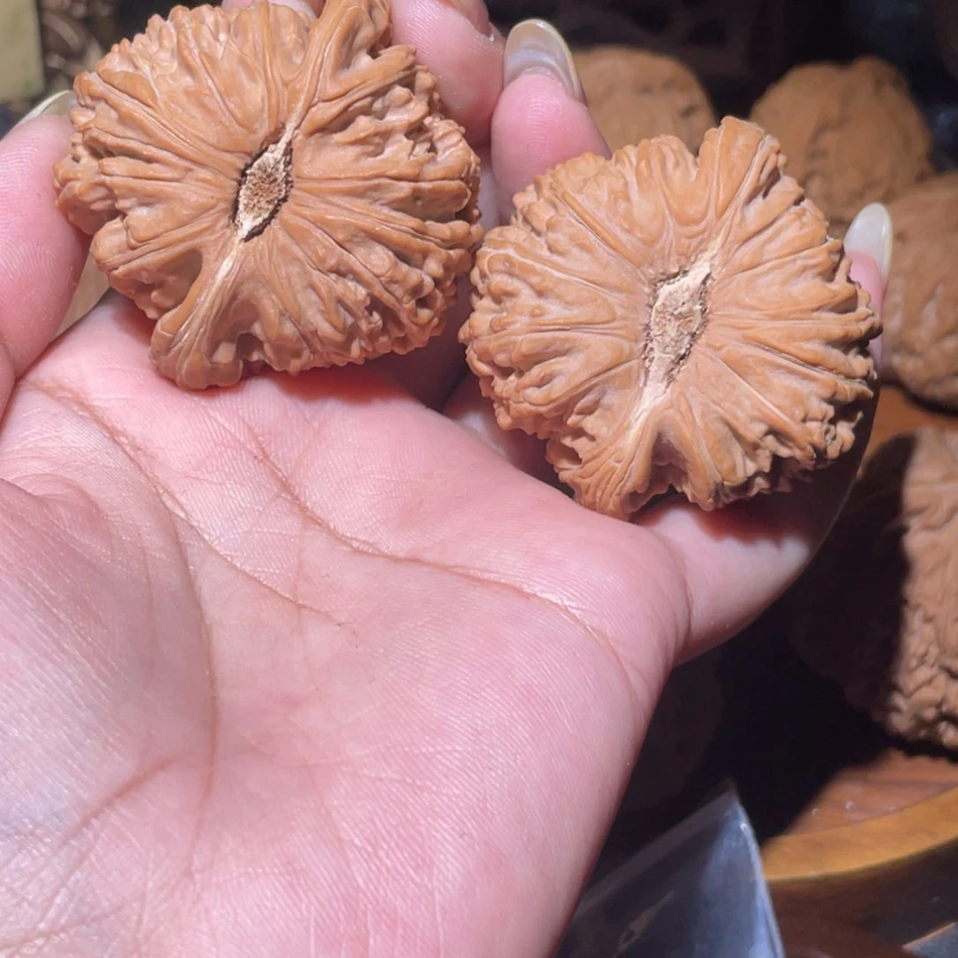 把件文玩核桃闷白44