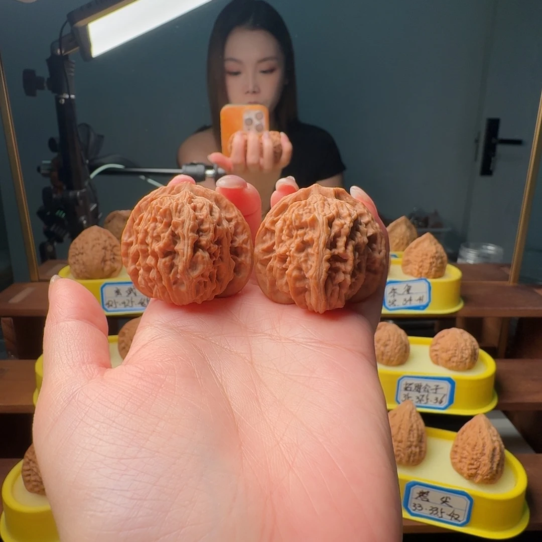 吊坠文玩核桃43全品四座楼