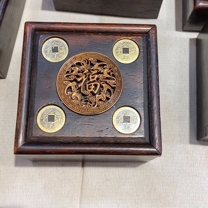 木12长宽7高五福抽拉盒