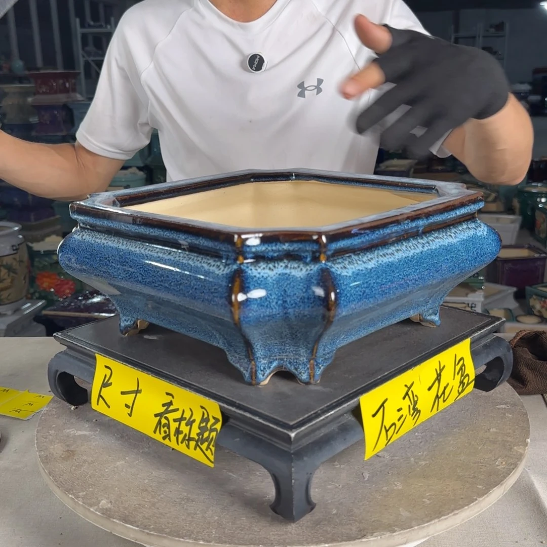 一风堂石湾花盆  内24*9缝隙