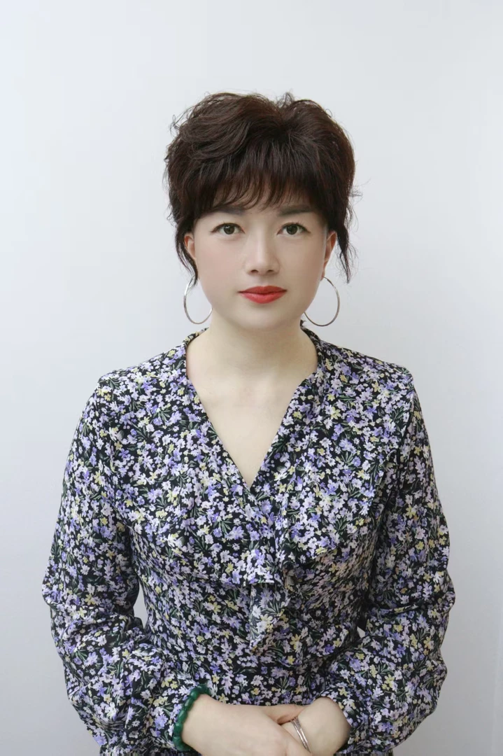 全手工  全真发  白鹤盘发整顶