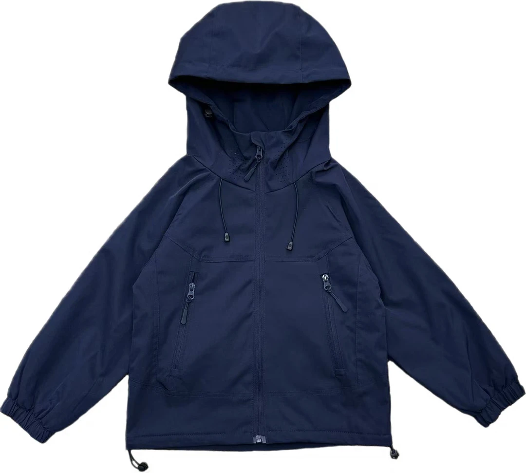 加绒加厚三防连帽户外儿童冲锋衣