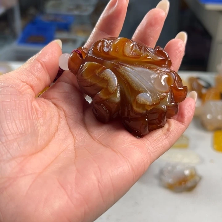 玛瑙/玉髓吊坠(不含链)未镶嵌