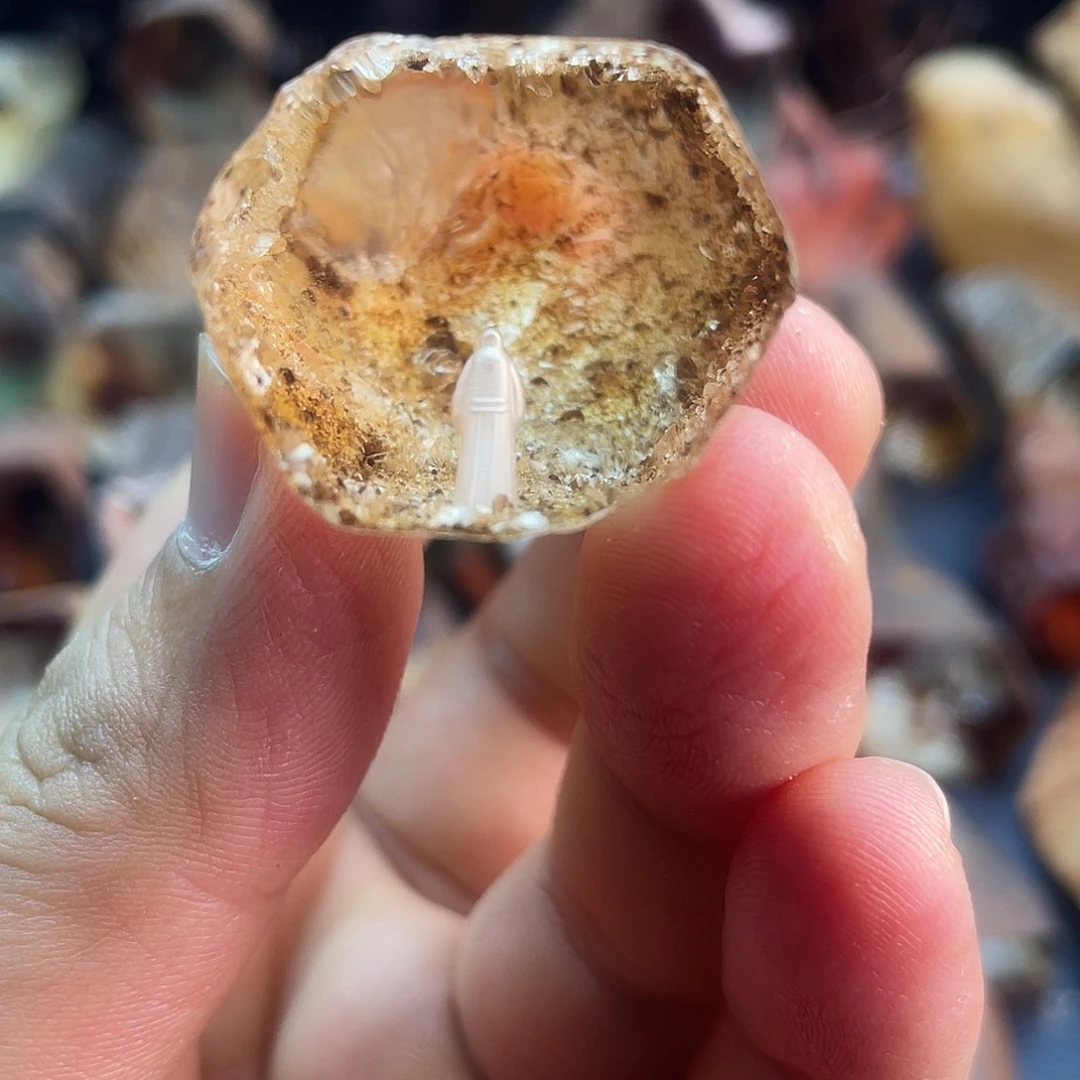 水晶未镶嵌珠宝半成品