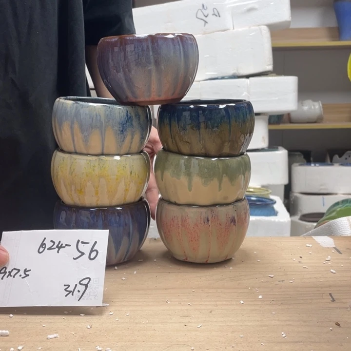 紫砂花盆多肉花盆微瑕56