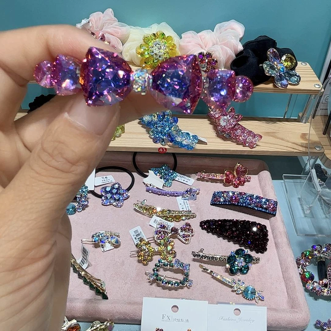 布艺铁合金耳钉耳