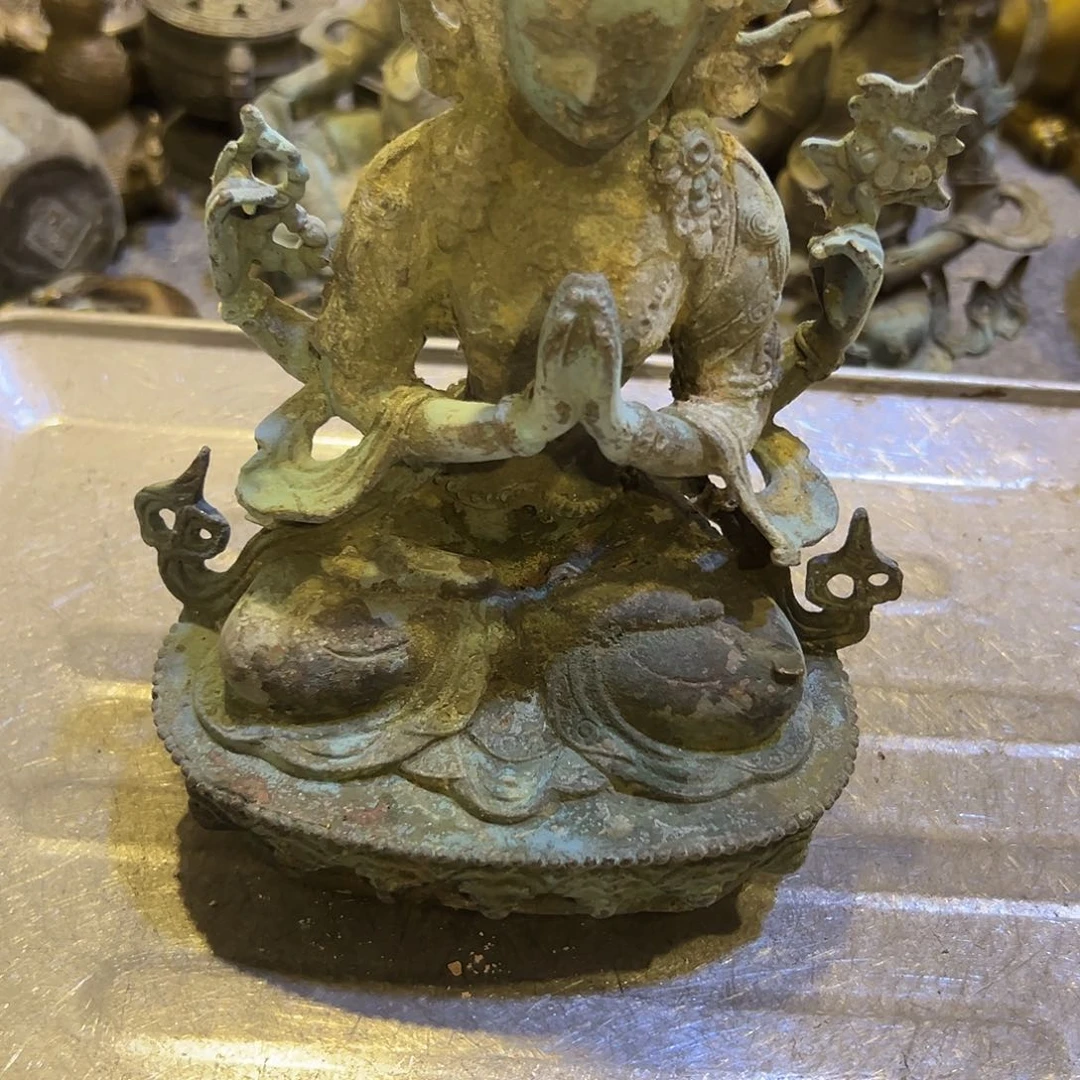 石***坊黄铜摆件，文房摆件工艺品
