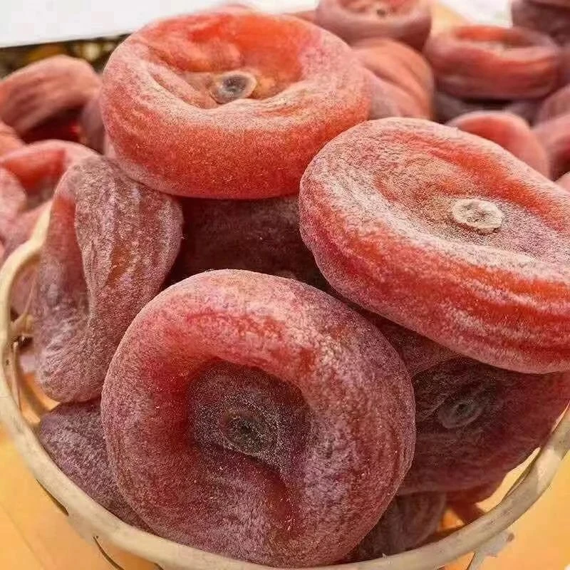 【柿饼]广西恭城天然柿饼传统手工晾晒流心柿子饼圆柿饼半干柿饼