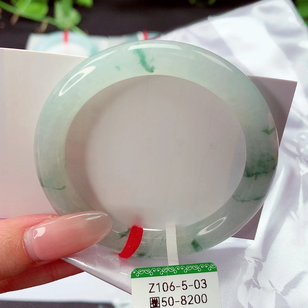 翡翠未镶嵌手镯缅甸天然a货翡翠手镯