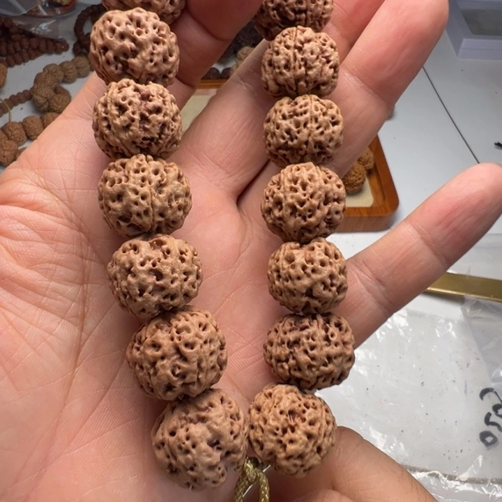 金刚菩提吊坠5瓣20铁子五星蜂窝