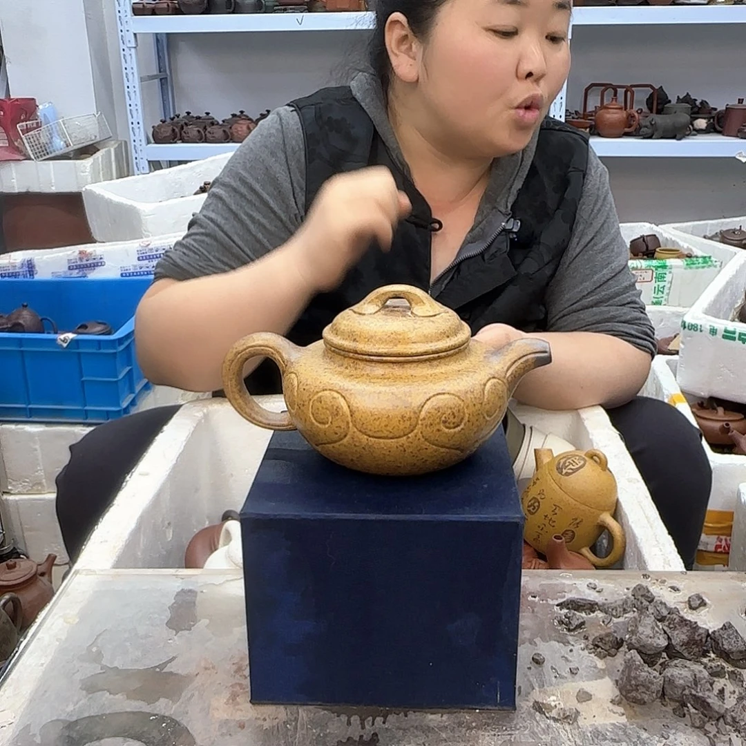 紫泥茶壶宜兴紫砂壶瑕疵处理